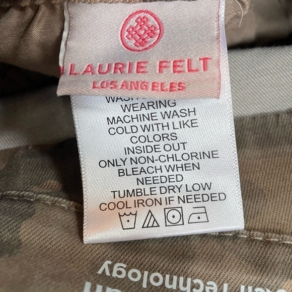 LAURIE Felt Power Silky Track Stripe Camo Print Jeans - Picture 8 of 11